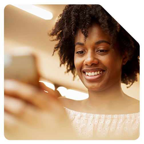 Woman-Using-Phone-Cornerstone - Square
